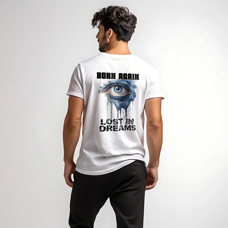 تی شرت آستین کوتاه مردانه مدل 14020828d زنگ سفید