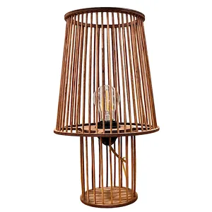 آباژور رو میزی چوبی مدل 13994