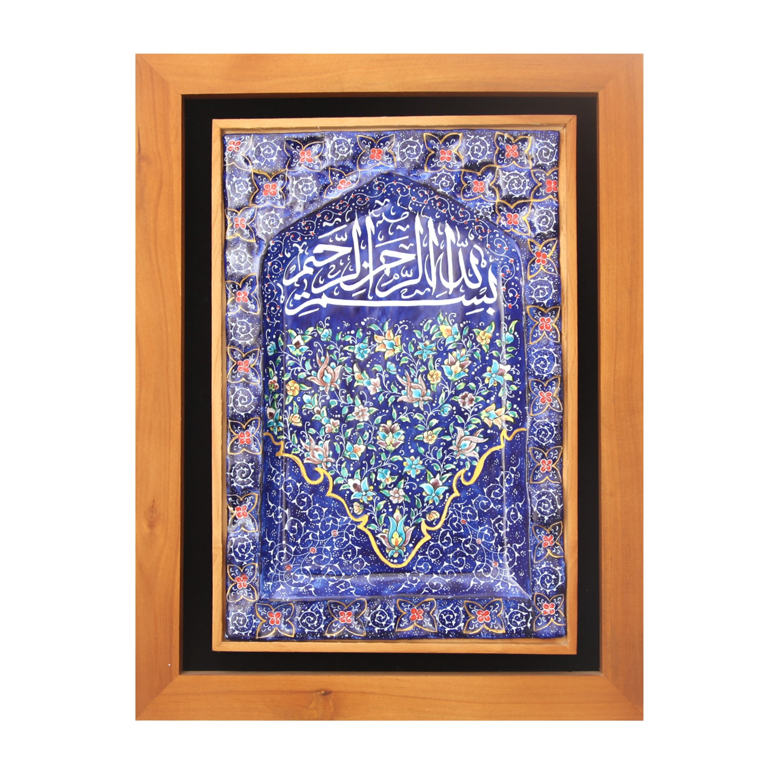 تابلو میناکاری طرح مذهبی محراب بسم الله الرحمن الرحیم کد 6000958