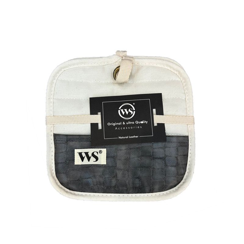 دستگیره قابلمه دبلیو اس مدل چرم نچرال کد RM0086 مجموعه دو عددی دستگیره قابلمه دبلیو اس مدل چرم نچرال کد RM0086 مجموعه دو عددی