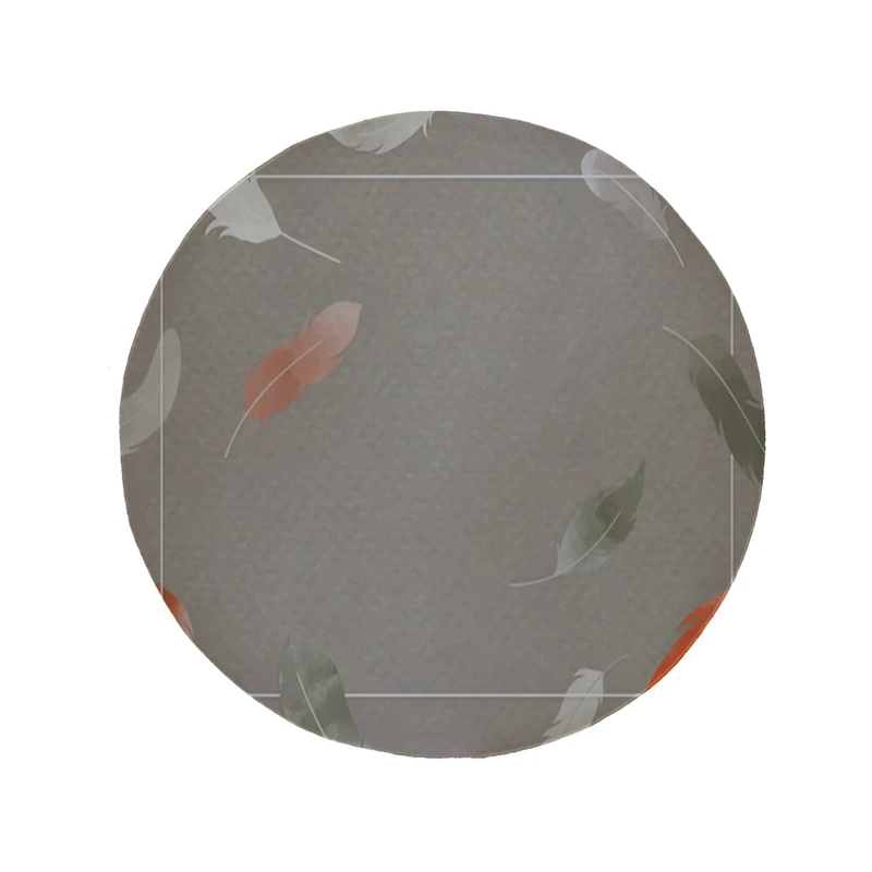   پادری مدل دایره طرح پر کد 8237 سایز 90 × 90 سانتی متر