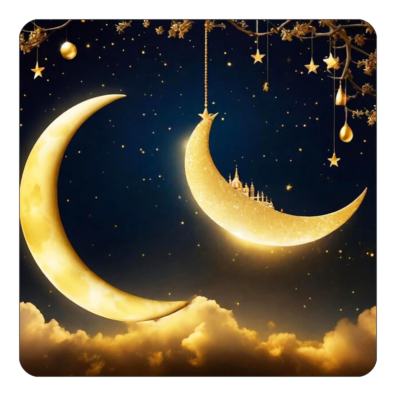 مگنت کاکتی طرح ماه و ستاره مدل mp52543