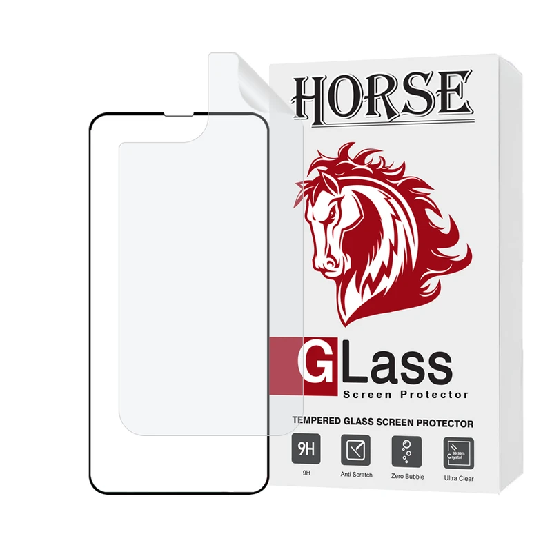 محافظ صفحه نمایش هورس مدل FUNABKHO مناسب برای گوشی موبایل اپل iPhone 14 Plus به همراه محافظ پشت گوشی هیدروژل