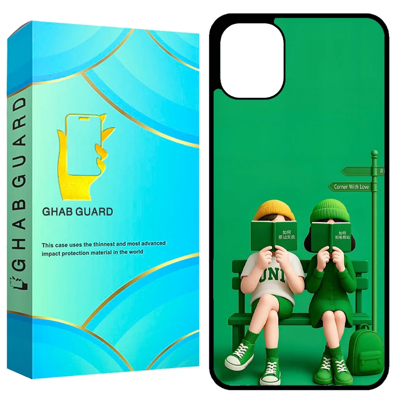  کاور قاب گارد طرح کتاب مدل GCHP11 مناسب برای گوشی موبایل اپل iPhone 11