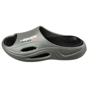 دمپایی مردانه پاپا مدل فشن کامفتبل GRY.1928