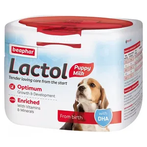 شیر خشک سگ بیفار مدل lactol وزن 500 گرم