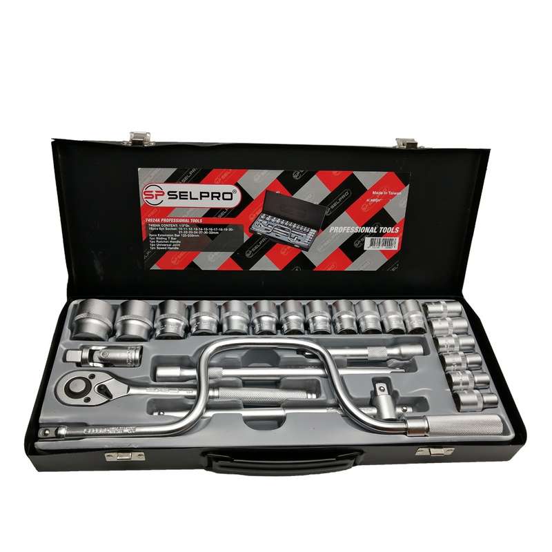 مجموعه 24 عددی آچار و سری بکس سل پرو مدل 74524