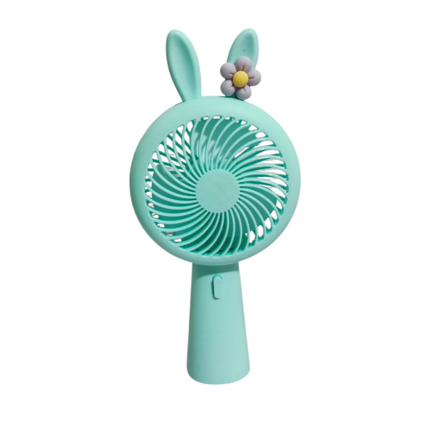 پنکه شارژی مدل خرگوش گل دار