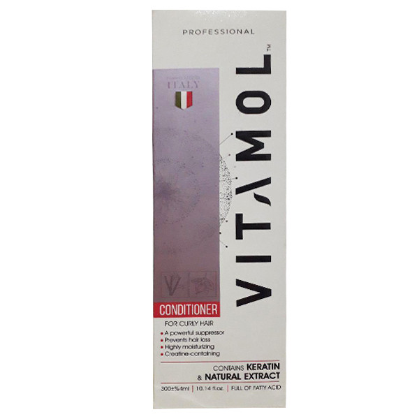 نرم کننده مو ویتامول مدل موی فر حجم 300 میلی لیتر