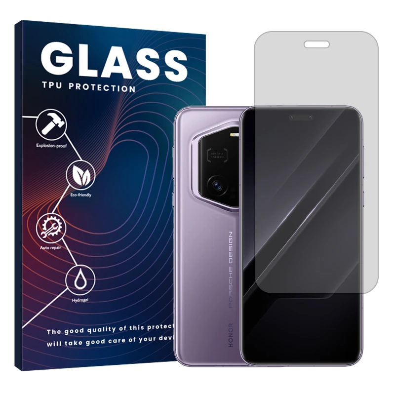 محافظ صفحه نمایش شفاف گلس مدل هیدروژلی مناسب برای گوشی موبایل آنر Magic7 RSR Porsche Design