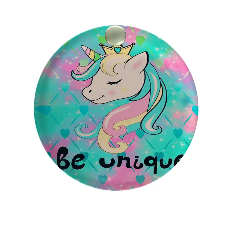 آینه جیبی طرح اسب تک شاخ مدل ai429