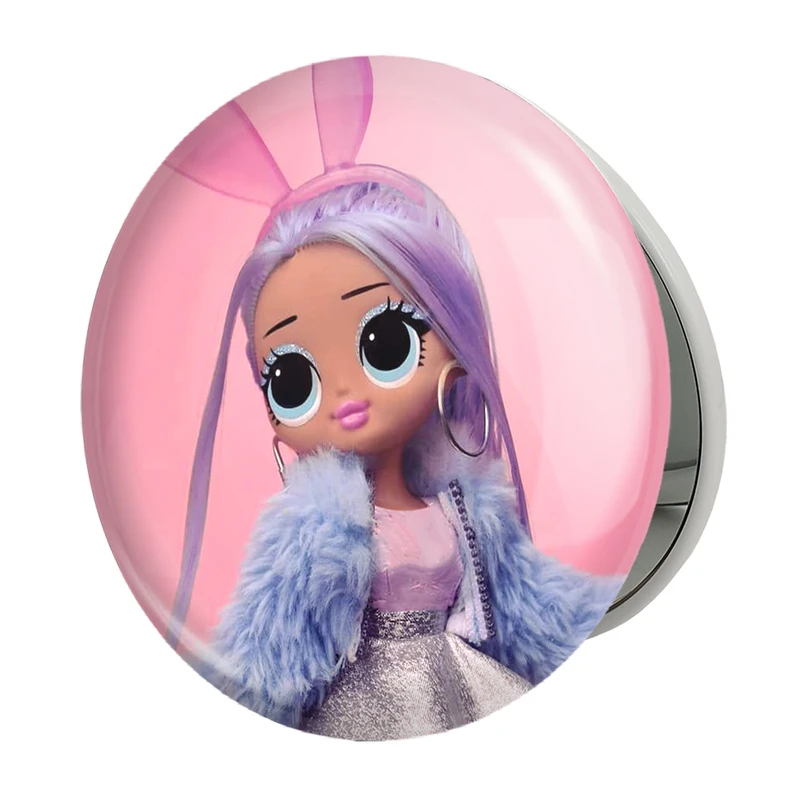 آینه جیبی خندالو طرح عروسک LOL مدل تاشو کد 30620