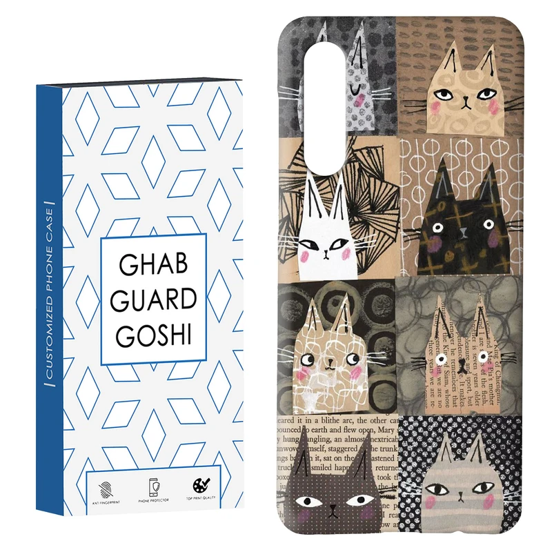 کاور قاب گارد گوشی طرح گربه کد Dimo-308 مناسب برای گوشی موبایل سامسونگ GALAXY A50 / A30s  