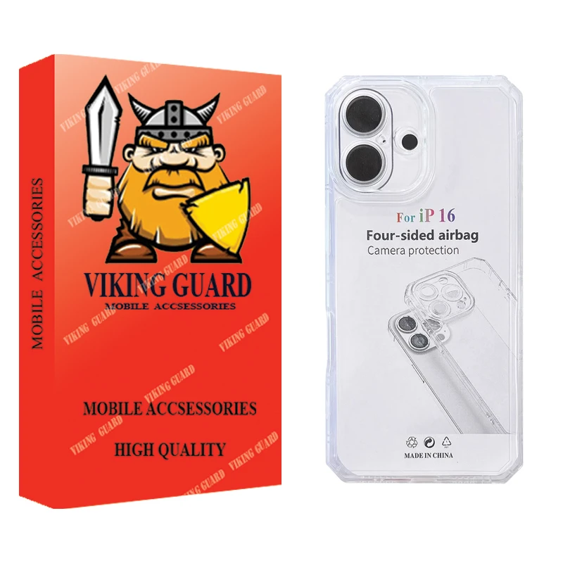 کاور وایکینگ قاب مدل ژله ای مناسب برای گوشی موبایل اپل iPhone 16