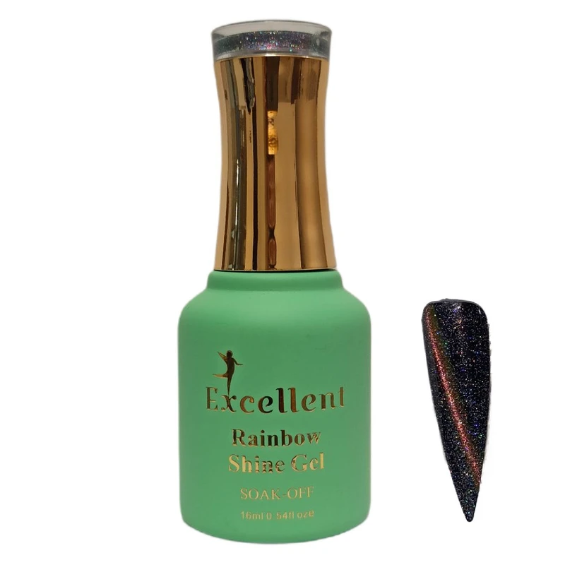 لاک ژل ناخن اکسلنت مدل رینبو شماره K01