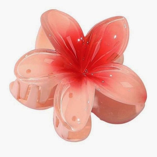 کلیپس مو زنانه مدل گل پلومریا 