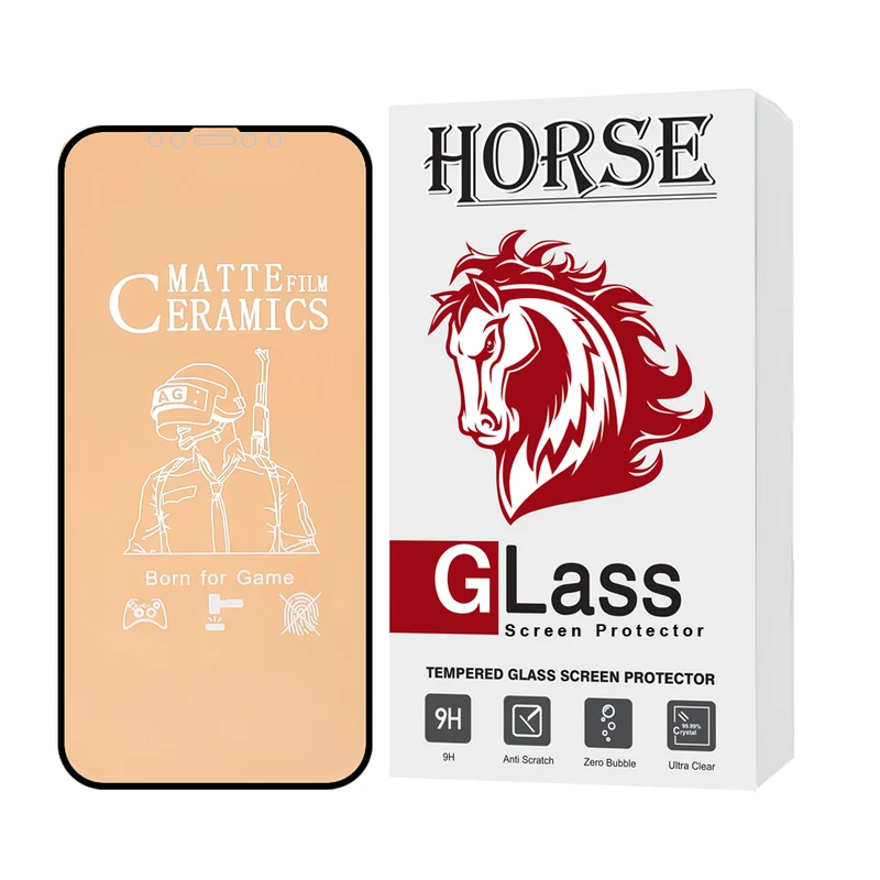 محافظ صفحه نمایش سرامیکی مات هورس مدل CERMAH مناسب برای گوشی موبایل اپل iPhone 12 Pro / iPhone 12