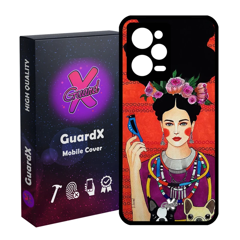 کاور گارد ایکس طرح دختر مدل Glass10150 مناسب برای گوشی موبایل شیائومی Redmi Note 12 Pro 5G/Poco X5 Pro 5G/Note 12 Pro Pro speed