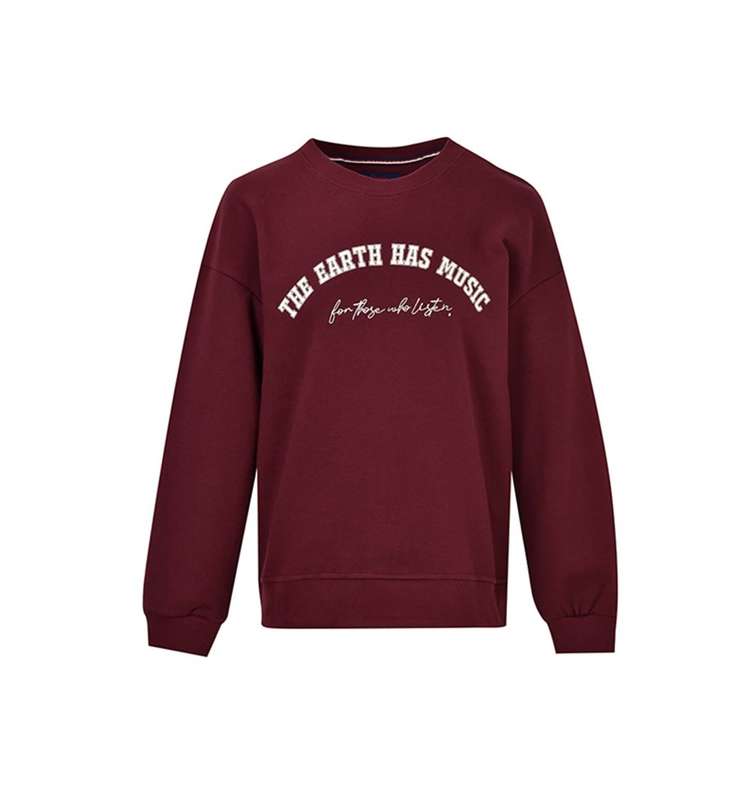 سویشرت زنانه بادی اسپینر مدل 2977 کد 1 رنگ زرشکی