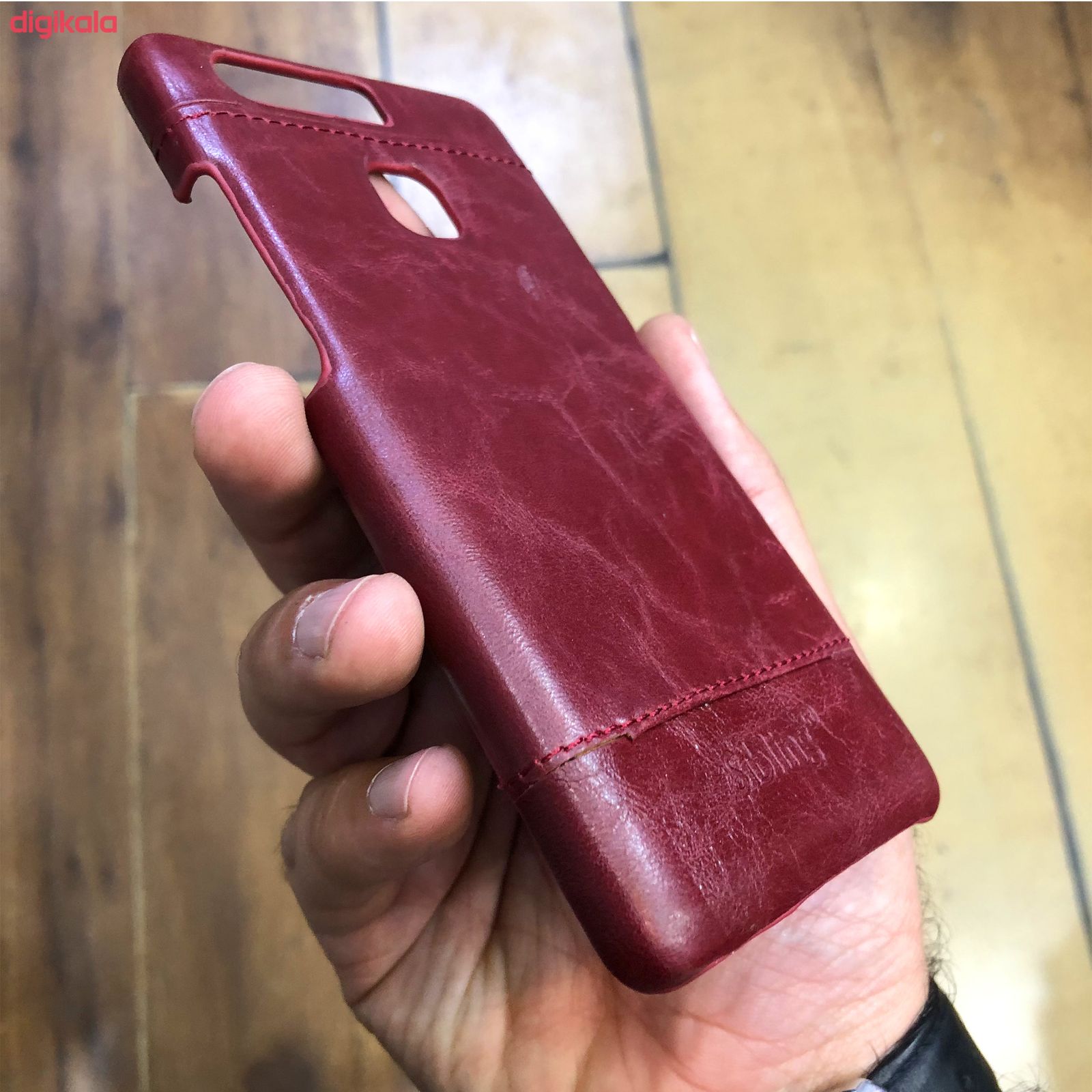 کاور سیبلینگ مدل Leather مناسب برای گوشی موبایل هوآوی P9 main 1 2