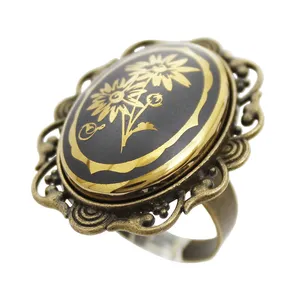 انگشتر زنانه مدل حدید دی ماه کد 7022