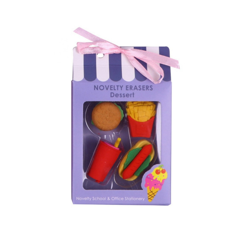 پاک کن خمیری مدل غذا as-62828 بسته 4 عددی