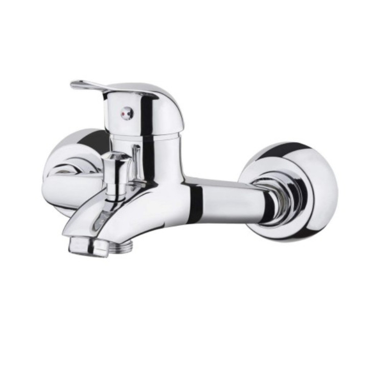 شیر حمام مدل کریستال به همراه علم دوش حمام