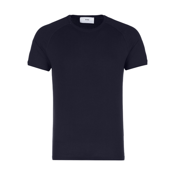 تی شرت آستین کوتاه مردانه رینگ مدل TMK00508-Navy