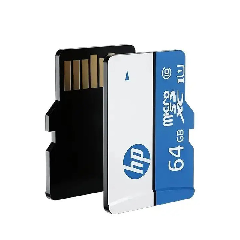 کارت حافظه‌ microSDXC اچ پی مدل MI310  استاندارد UHS-I U1 سرعت 100MBps ظرفیت 64 گیگابایت به همراه آداپتور SD