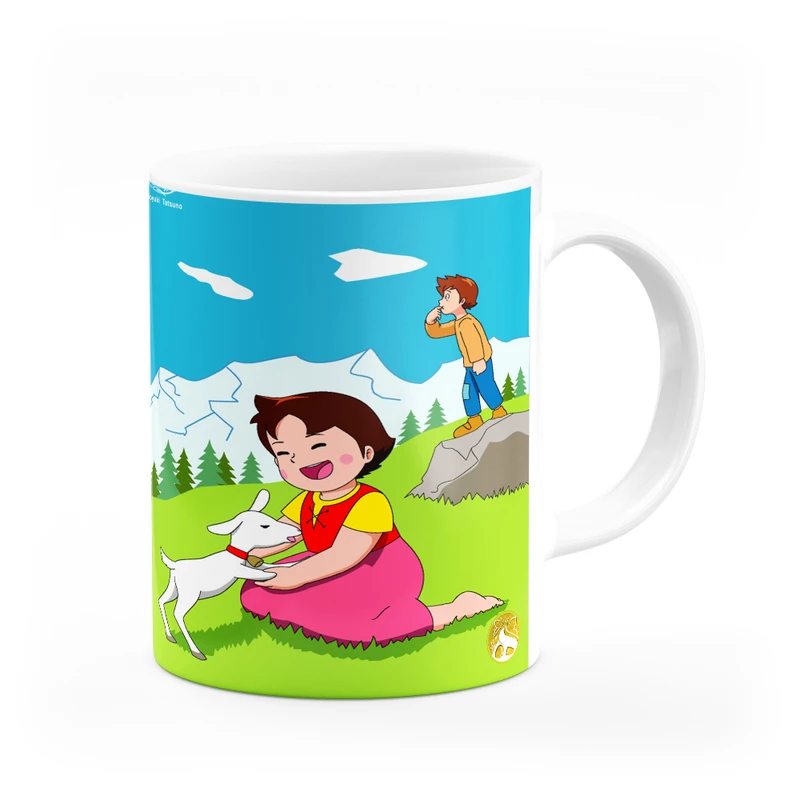 ماگ هومرو طرح انیمیشن هایدی دختر آلپ مدل MG3943