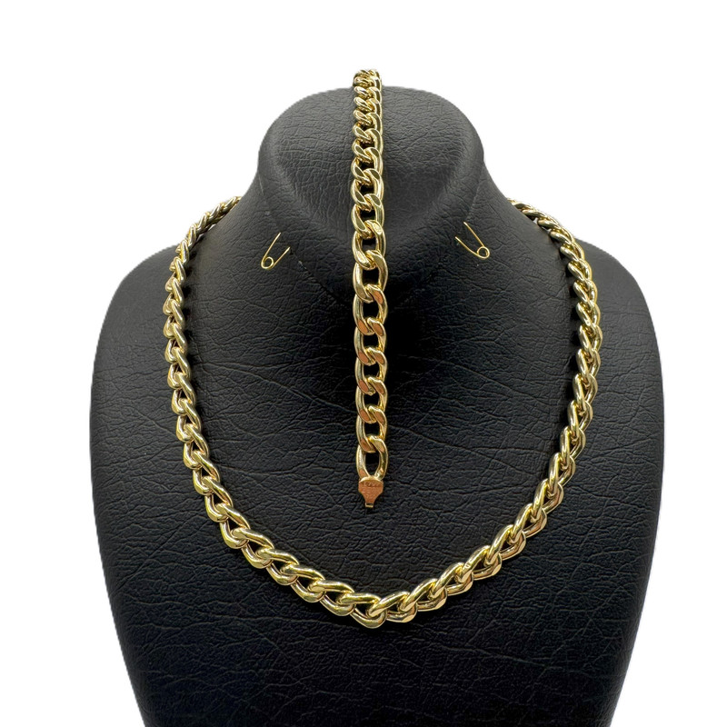 نیم ست طلا 18 عیار زنانه گالری طلای پرنسس مدل کارتیه زیبا کد 6060