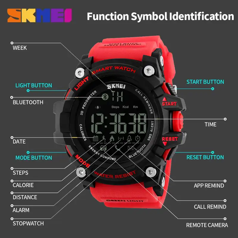 ساعت مچی هوشمند اسکمی مدل 1227R