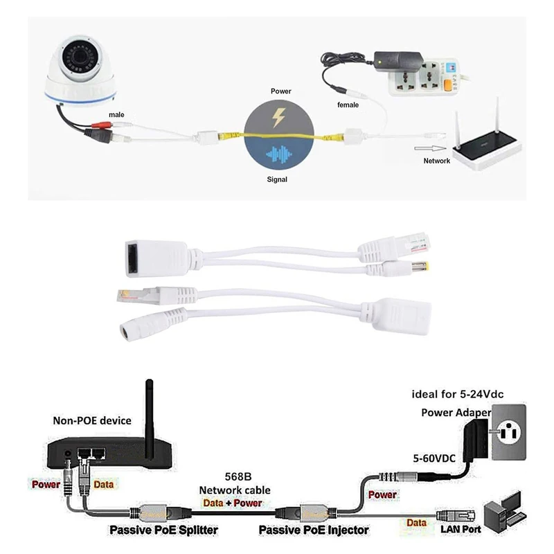 آداپتور POE مدل RJ45 بسته 8 عددی عکس شماره 4