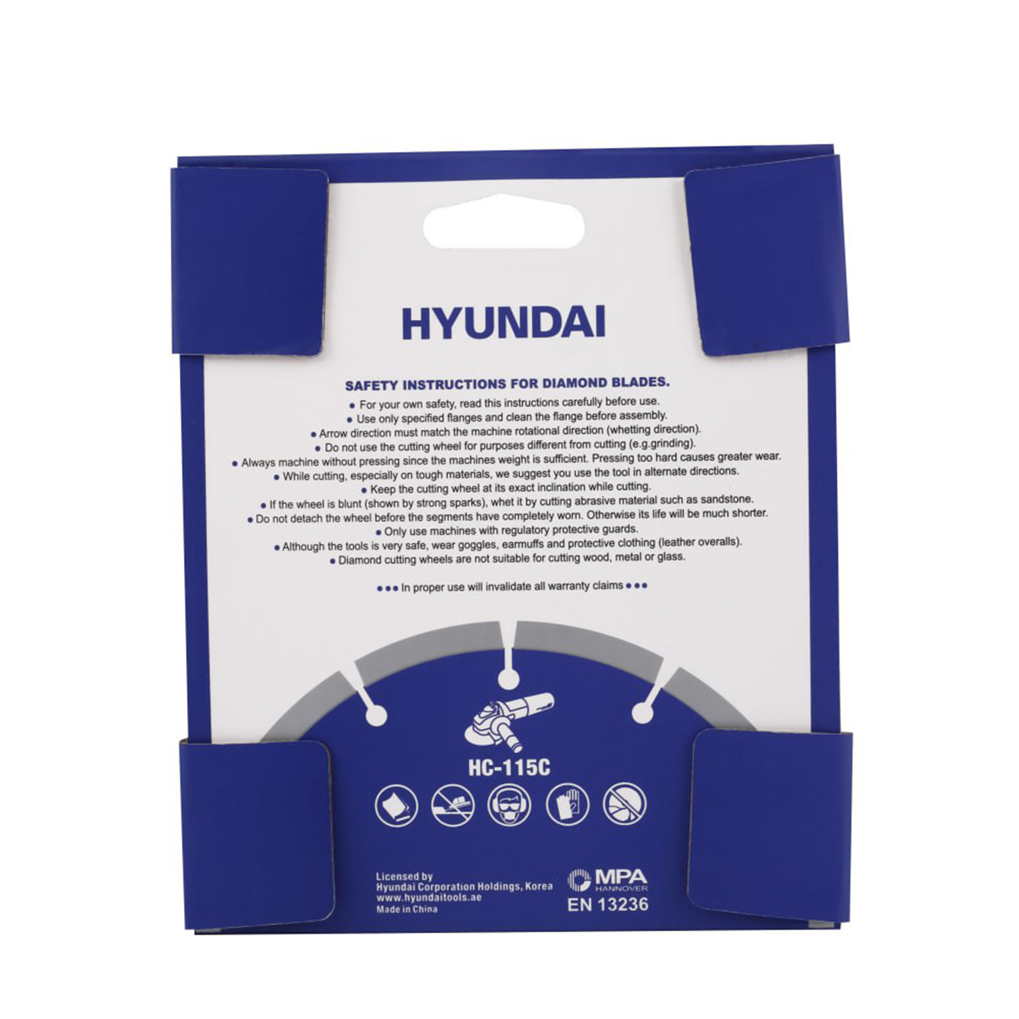 صفحه گرانیت بر هیوندای مدل H-115C