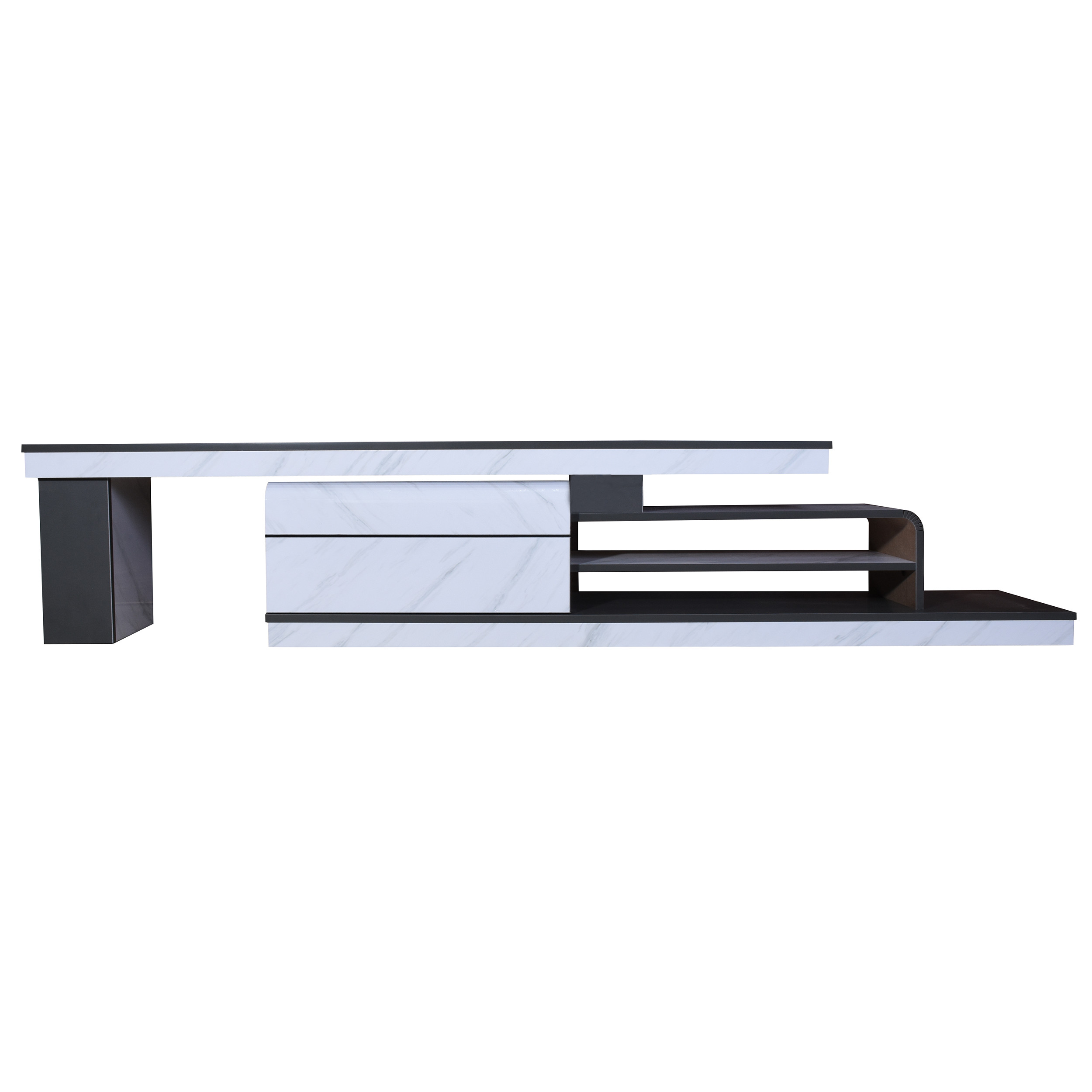 میز تلویزیون مدل دو تکه کد T 45