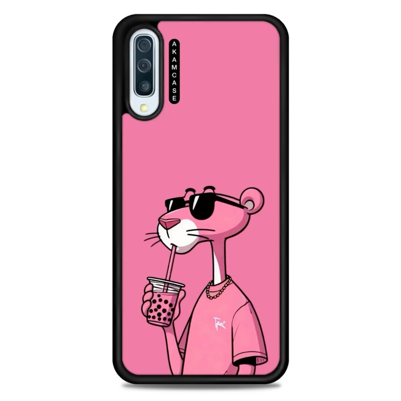 کاور آکام مدل AMC-WSGA50-PINK PANTHER12 مناسب برای گوشی موبایل سامسونگ Galaxy A50