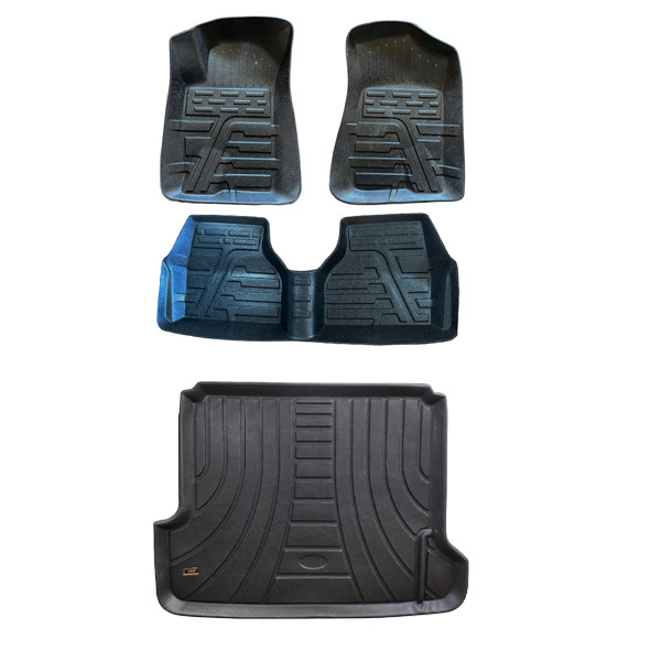 کفپوش سه بعدی خودرو مدل بابول مناسب برای پژو405 به همراه کفپوش صندوق 