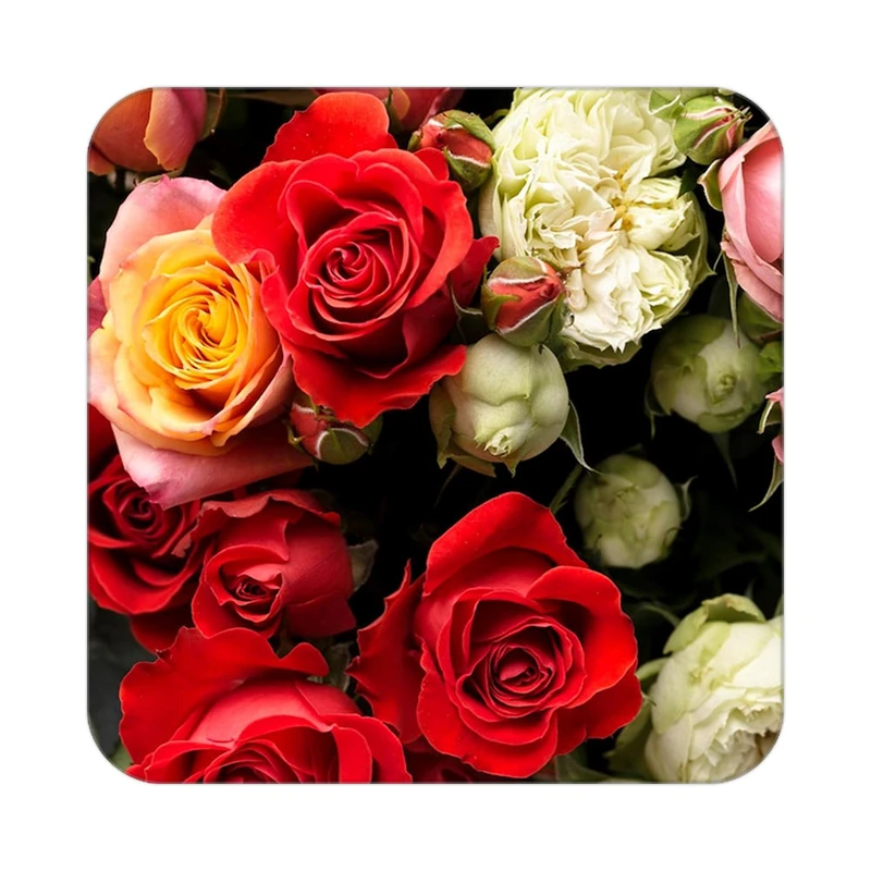 زیر لیوانی کاکتی طرح گل مدل mp17323