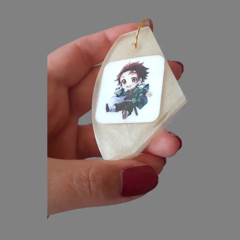 جاکلیدی رزینی مدل تانجیرو انیمه شیطان کش