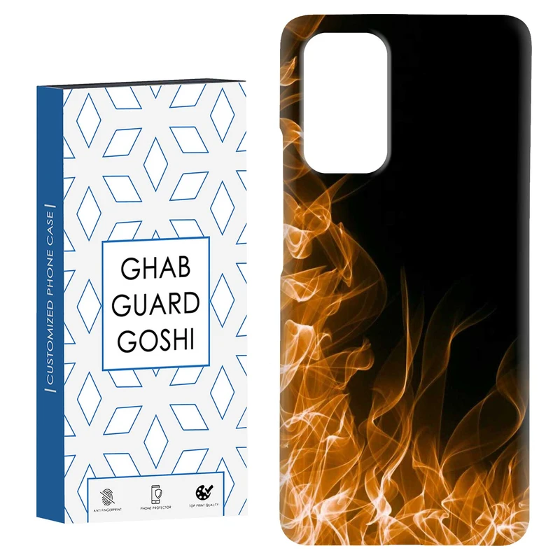 کاور قاب گارد گوشی طرح آتیش کد Dimo-932 مناسب برای گوشی موبایل شیائومی Redmi Note 9 4G / Redmi 9T