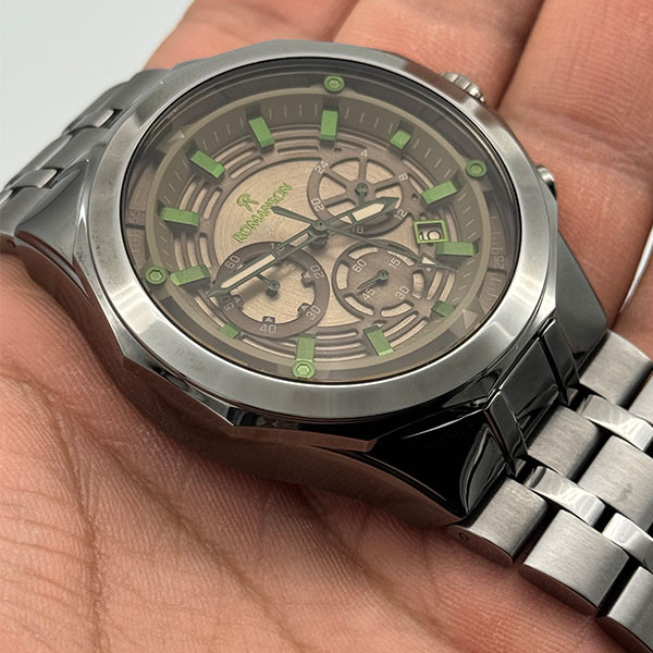 ساعت مچی عقربه‌ای مردانه کوارتز رومانسون مدل کرنوگراف 43455