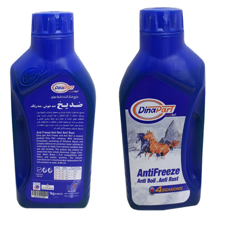 ضدیخ خودرو دینا پارت مدل چهارفصل حجم 2000 میلی لیتر بسته 2 عددی