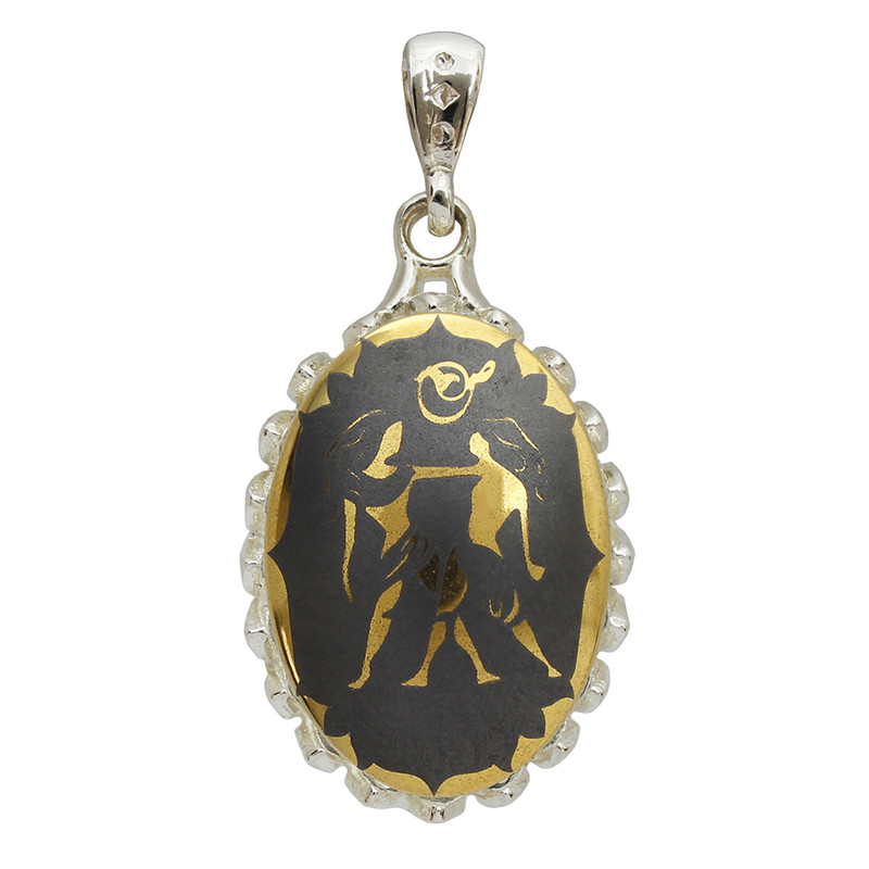 آویز گردنبند نقره زنانه مدل حدید نماد خرداد ماه کد 69990 آویز گردنبند نقره زنانه مدل حدید نماد خرداد ماه کد 69990