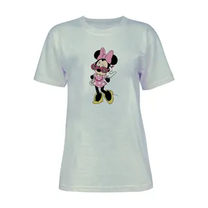 تی شرت آستین کوتاه زنانه مدل میکی موس کد K97 T