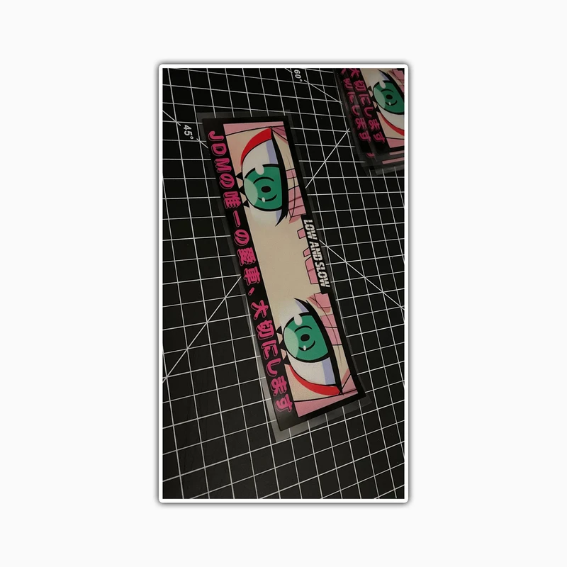 استیکر لپ تاپ و موبایل بووم طرح چشم انیمه ای کد ET20