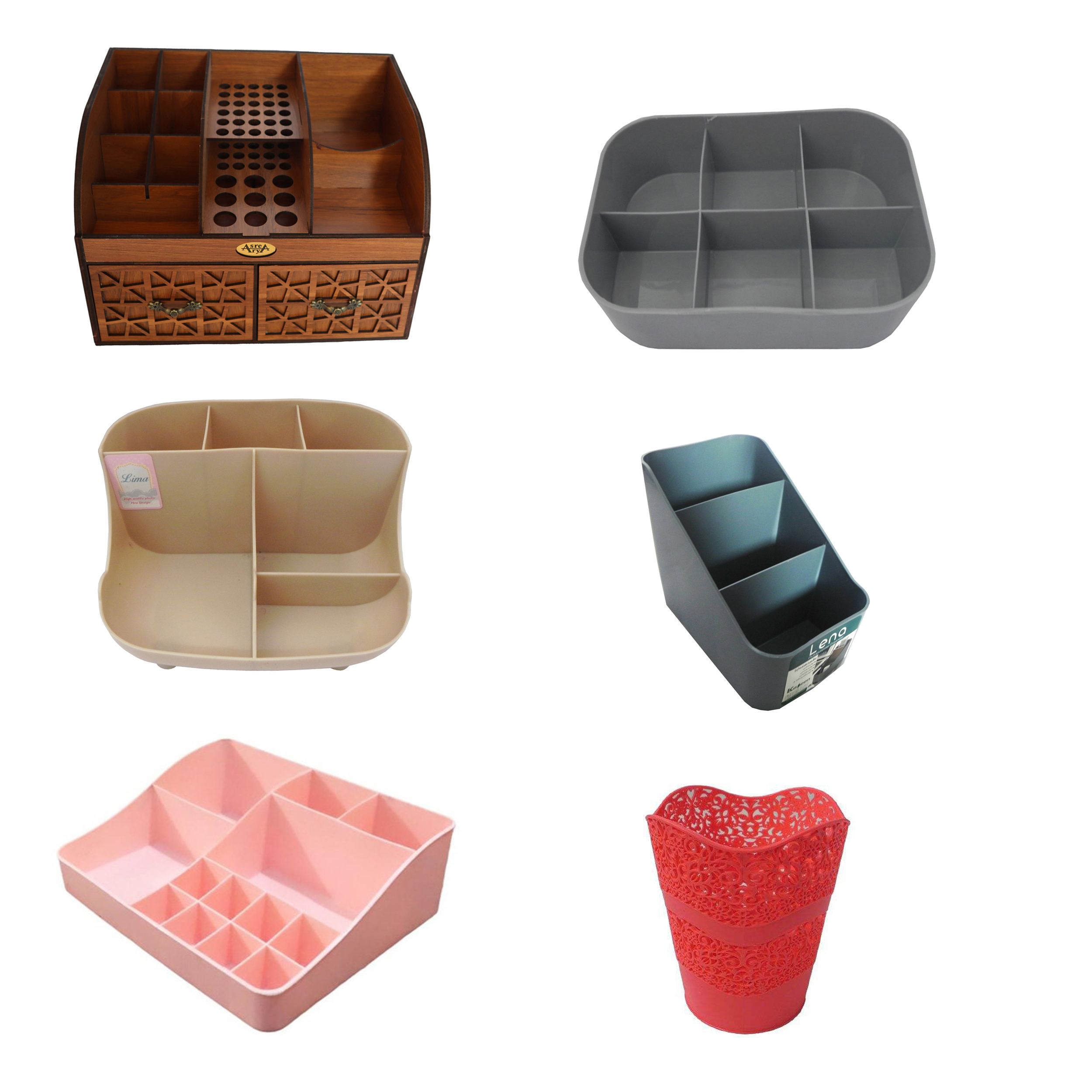 استند لوازم آرایشی کد 0087 مجموعه 6 عددی