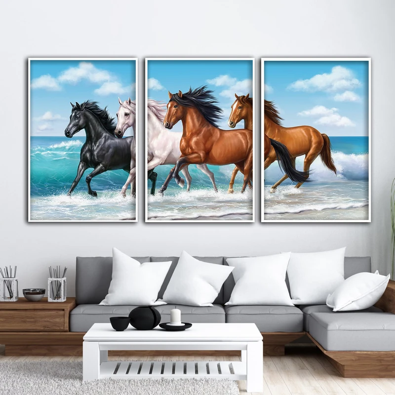 تابلو آتریسا طرح مدرن مدل AT00430 مجموعه 3 عددی