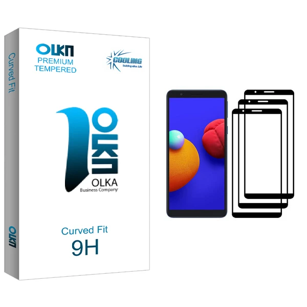 محافظ صفحه نمایش کولینگ مدل Olka glass مناسب برای گوشی موبایل سامسونگ Galaxy A01 Core بسته سه عددی