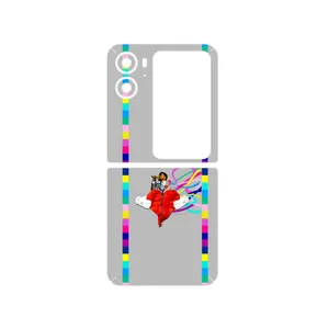 MAHOOT Collage of Heartbreak Cover Sticker for Oppo Find N2 Flip