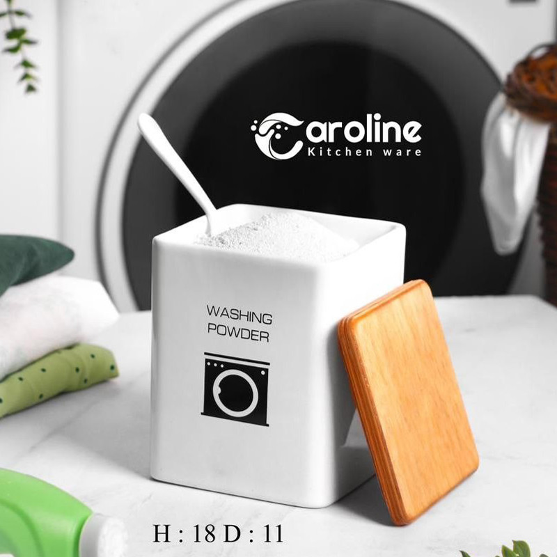ظرف پودر رختشویی مدل سرامیکی کد WP